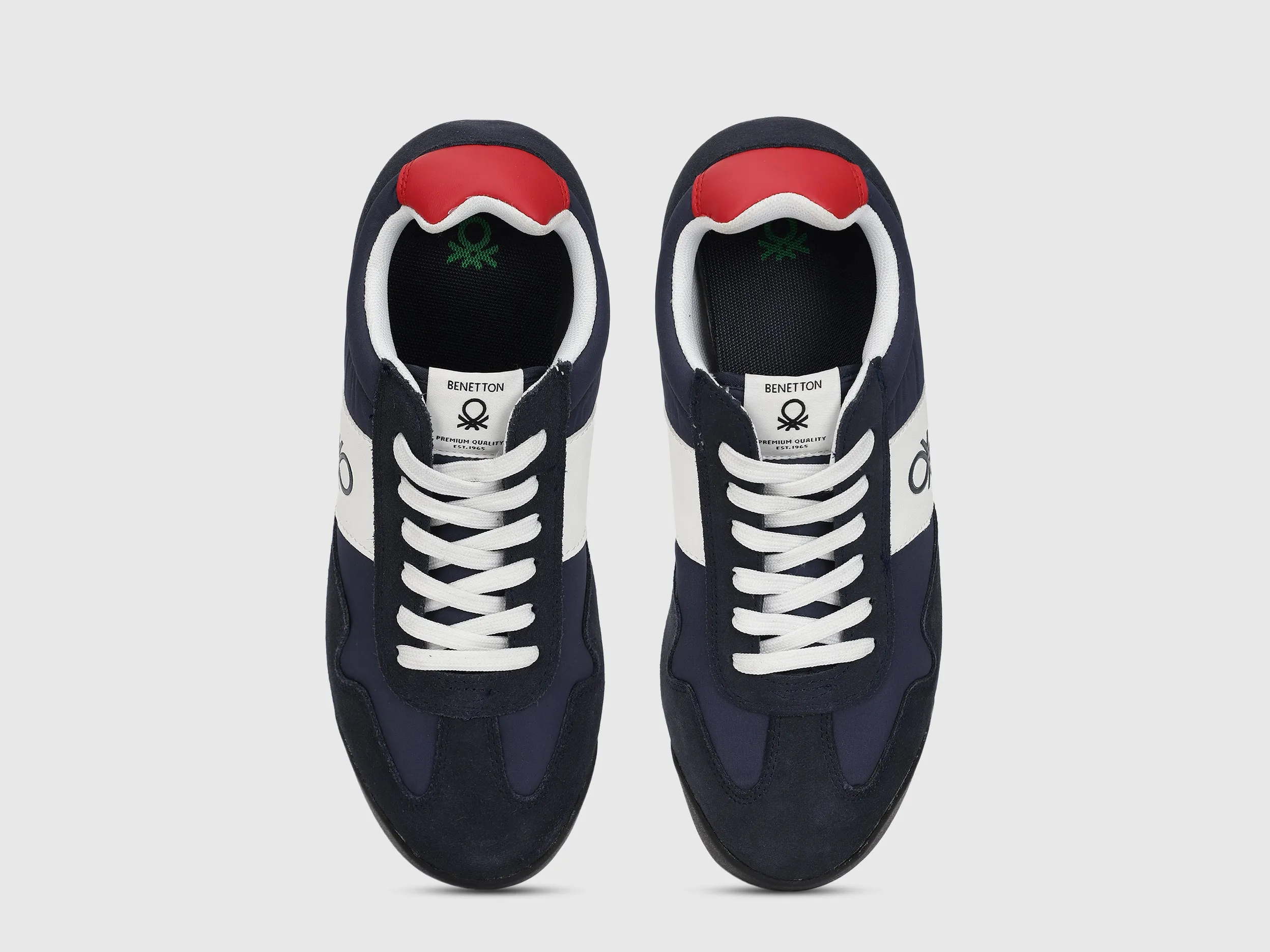 Suede Color Block Sneakers