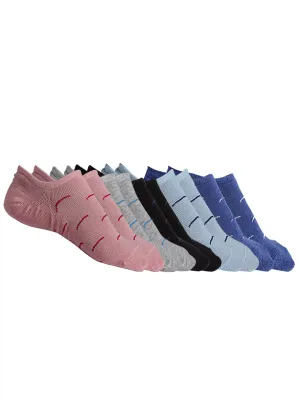Texlon women's Solid Cotton Low Cut Loafer Socks (Free Size , Multi-Colour) (Pack Of 5)