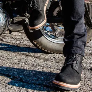 Tobacco Maverick Boots - Matte Black