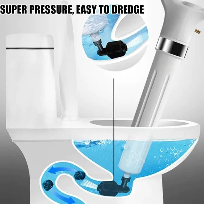 Toilet plunger clog remover