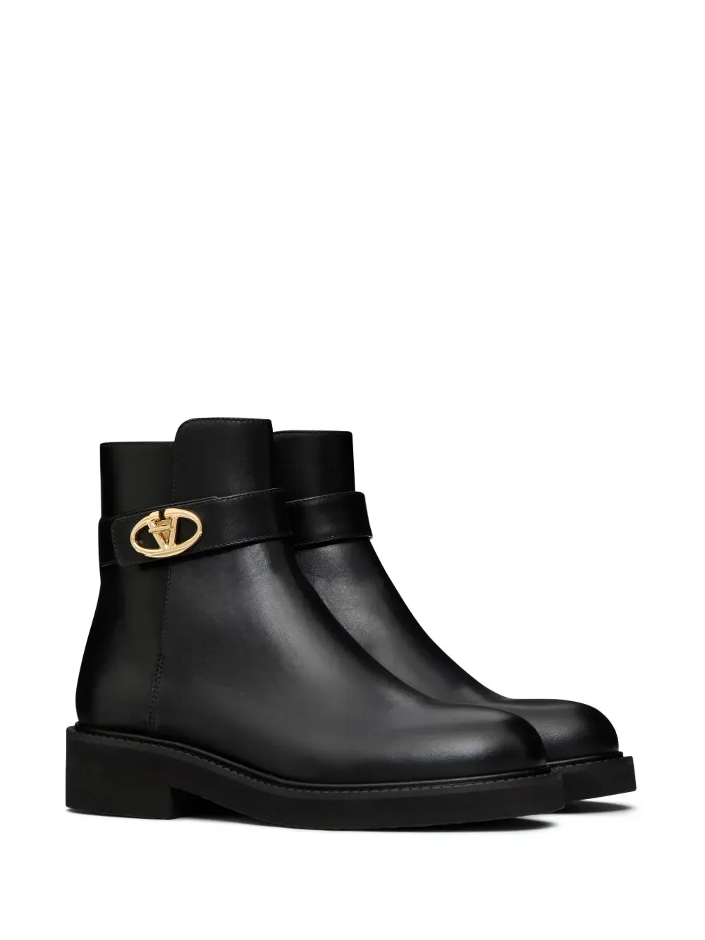 Valentino Garavani Vlogo leather boots