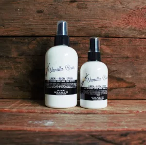 VANILLA BEAN Linen   Room Spray air freshener odor removing
