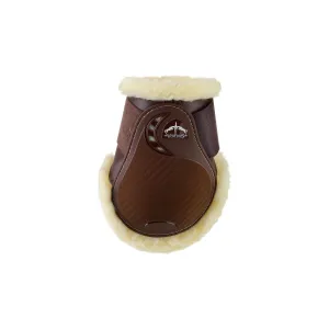 Veredus TRC Vento - Fetlock Boot -  Horse Rear Leg - Techno Sheepskin - Brown