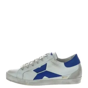 White Leather Sneaky Men Sneakers with Laces
