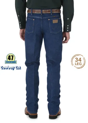Wrangler Mens Cowboy Cut Slim Fit Jean - 34" Leg