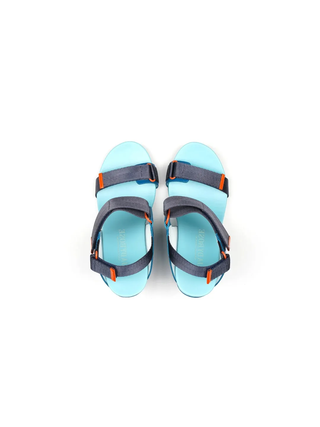 Zayla Turquoise Elevator Heel Strap High Heel Open Toe Sandals